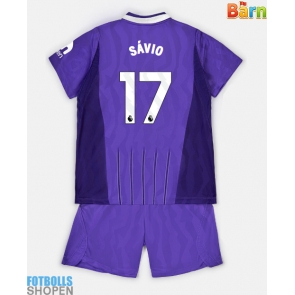 Billiga Tottenham Hotspur Savio #17 Tredjeställ Barn 2026-27 Kortärmad (+ Korta byxor)